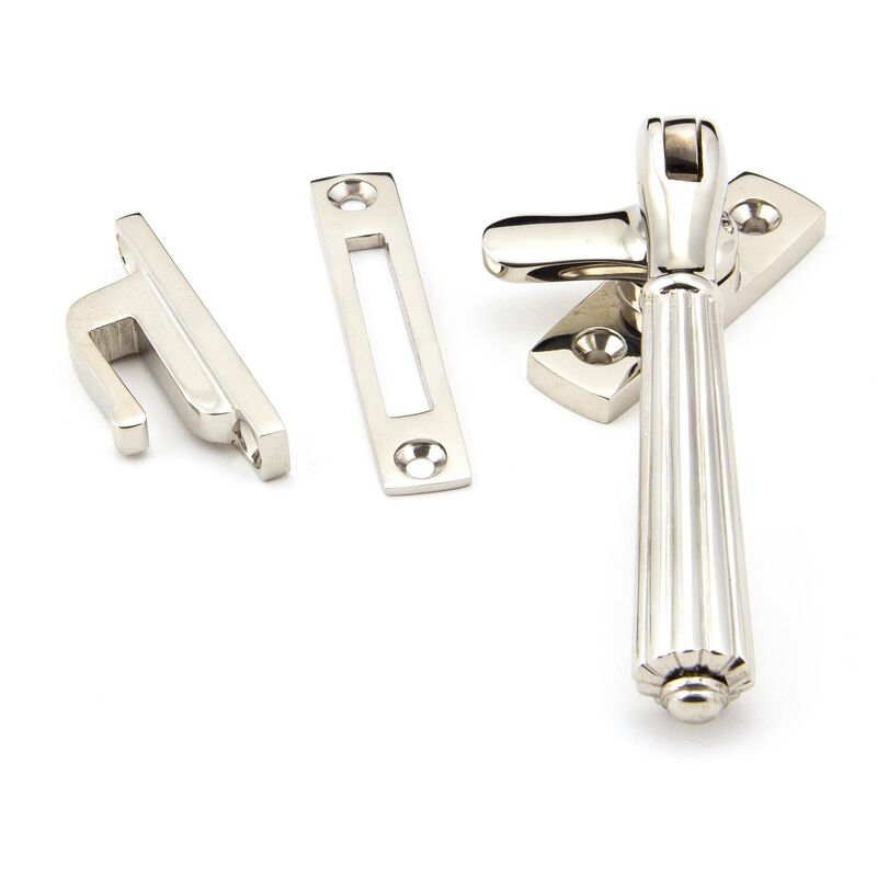 From The Anvil - Polished Nickel Locking Hinton Fastener