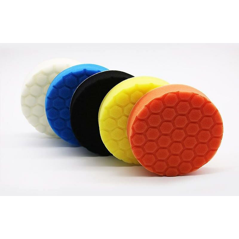 Polishing Sponge, Polishing Set, 5 Pieces 150mm Hex Logic Polishing Pad Sponge Polishing Kit for Car Sanding Buffing