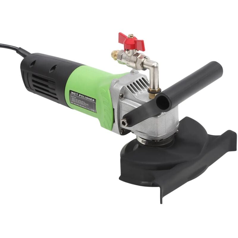 Polisseurs humides, 800W / 220V 100mm humide Machine de polissage à vitesse variable Granit diamant tampon de polissage Machine de polisseuse de