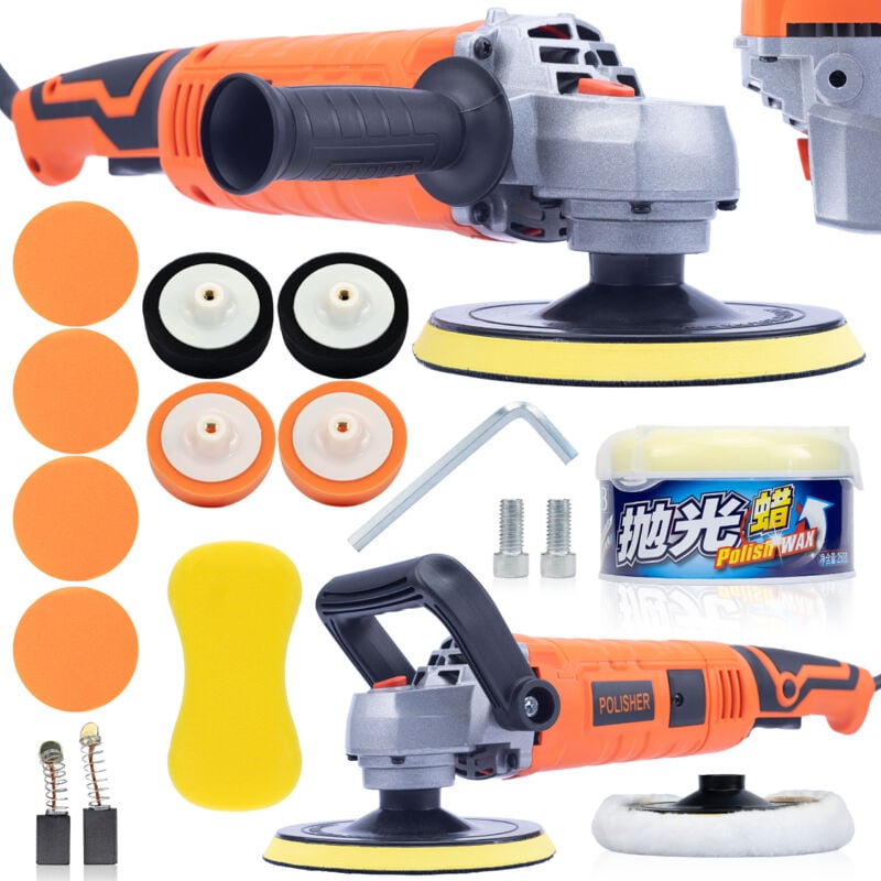 Lucidatrice per auto Orange Butterfly con set di accessori