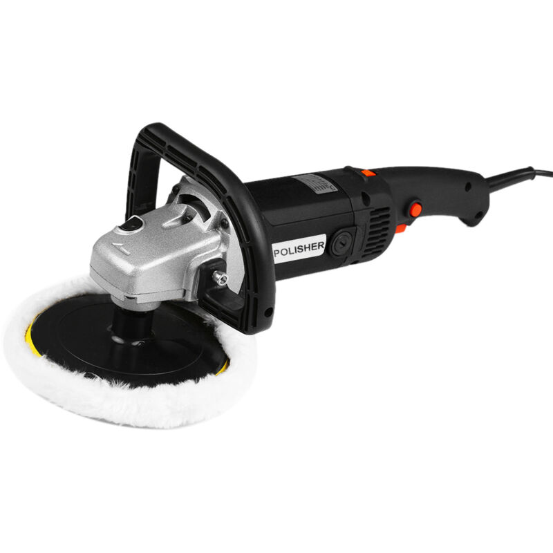 Lifcausal - Polisseuse électrique pour voiture 1400 w, polisseuse portative M14 180 mm, entretien de la peinture de voiture, vitesse variable, outil