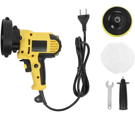 Polisseuse électrique pour voiture, tampon 125mm, 600 à 3700 tr/min, Kit de Machine à polir pour métal et bois, prise ue 220V.