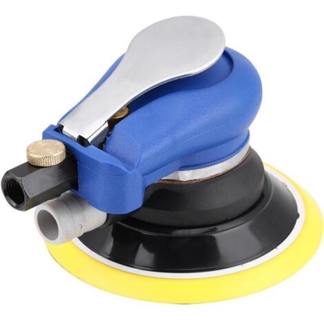 Polisseuse Pneumatique Ronde. Ponceuse Orbitale 9000 RPM. Outil à Air pour Carrosserie. 5" avec Aspirateur