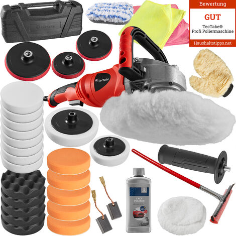 Polisseuse Rotative de 0 à 3000 tours par minutes et Set de 6 Accessoires