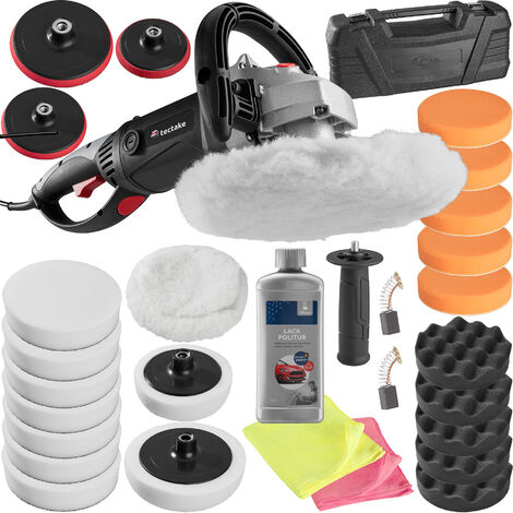 Polisseuse Rotative de 0 à 3200 tours par minutes et Set de 11 Accessoires