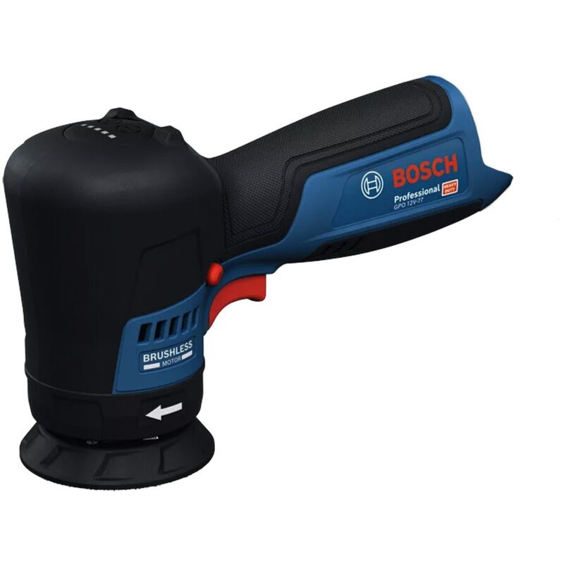 Bosch Professional 12V System Polisseuse sans fil GPO 12V 77 avec support velcro monté 77 mm tampon mousse pour polissage et coupe 77 mm - vue 3