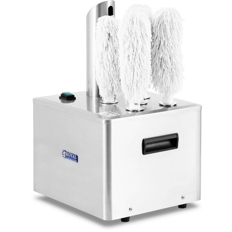 Royal Catering - Polisseuse verre Machine à polir le verre 5 rouleaux 330 verres/h 1320 w