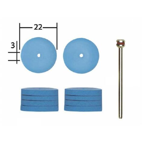 Polissoirs élastiques en silicone - Disque - Proxxon