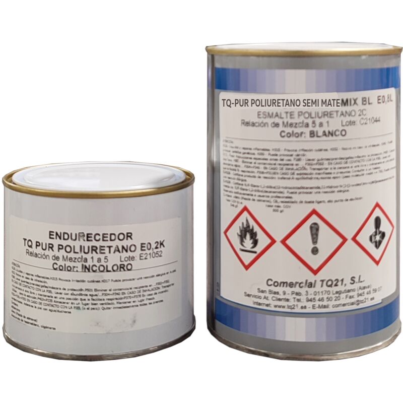 

POLIURETANO SATINADO 2C CARTA RAL 0,8L+0,2K | RAL 1018 Amarillo de zinc - RAL 1018 Amarillo de zinc