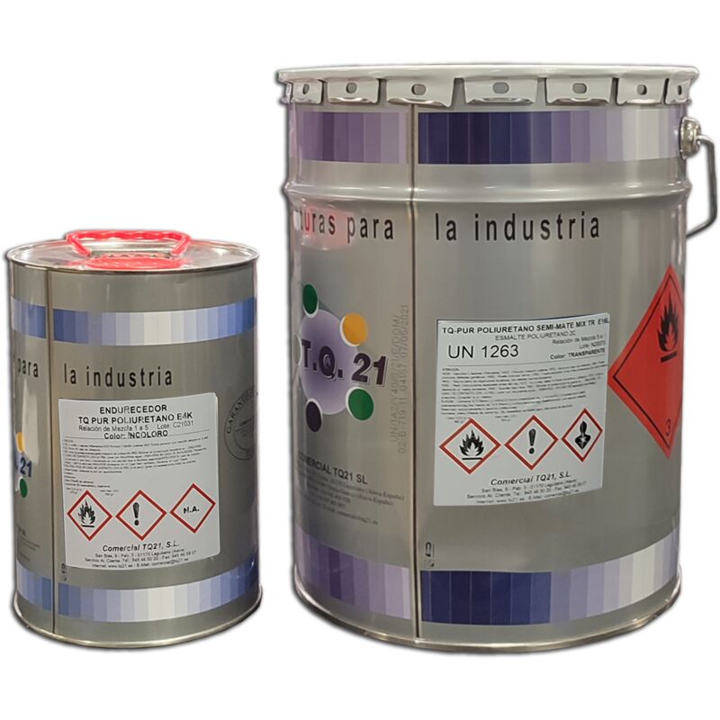 

Tq21 - POLIURETANO SATINADO 2C CARTA RAL 16L+4K | RAL 7026 Gris granito - RAL 7026 Gris granito