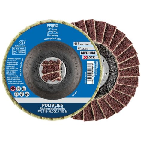 Polivliesscheibe X-LOCK PVL A 115mm 180 mittel Pferd