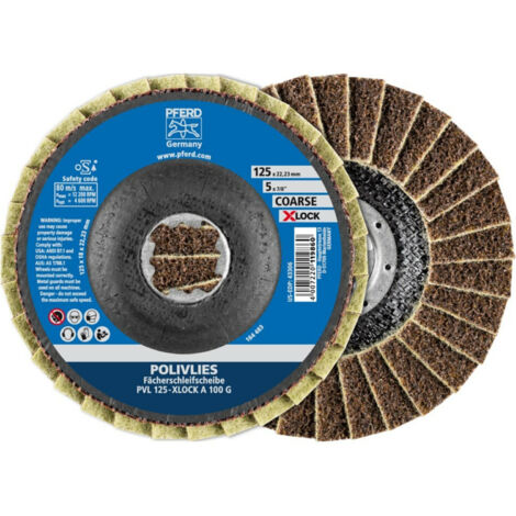 Polivliesscheibe X-LOCK PVL A 125mm 100 grob Pferd