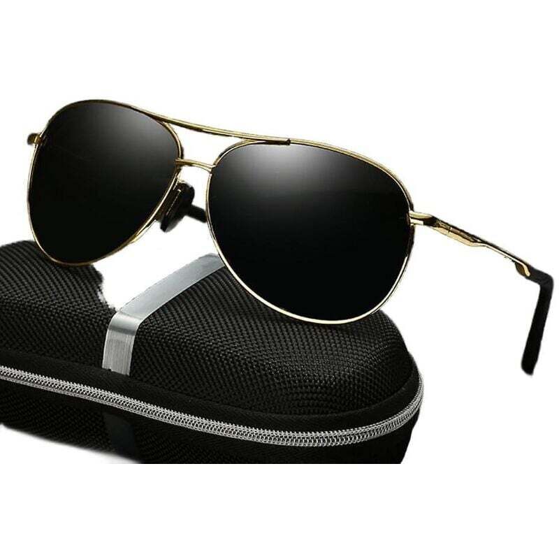 Image of Polizei-Sonnenbrille für Herren, hochauflösende polarisierte Gläser, zum Autofahren.