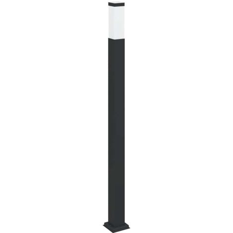 Pollerleuchte 110 cm Schwarz IP44 vidaXL