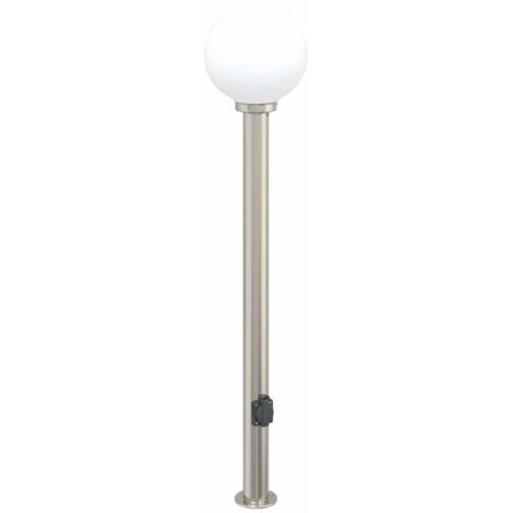 Pollerleuchte mit Auslass 120 cm Edelstahl IP44 vidaXL