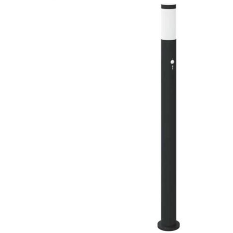 Pollerleuchte mit Sensor 110 cm Edelstahl IP44 vidaXL