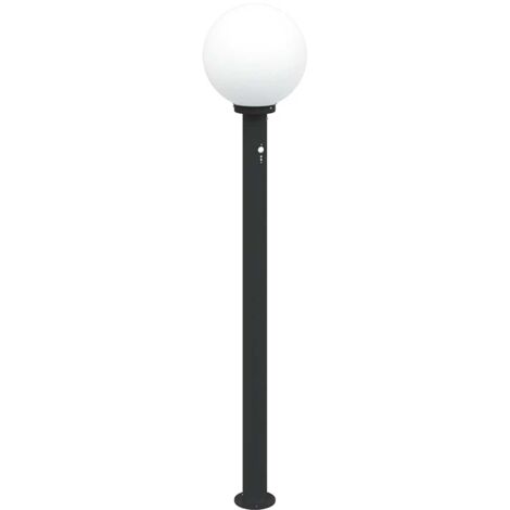 Pollerleuchte mit Sensor 120 cm Schwarz IP44 vidaXL