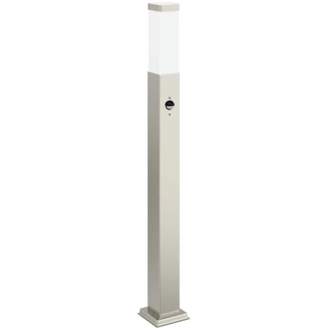 Pollerleuchte mit Sensor 80 cm Edelstahl IP44 vidaXL