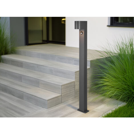 Pollerleuchte ROYA mit Bewegungsmelder, Downlight Anthrazit, Höhe 100cm