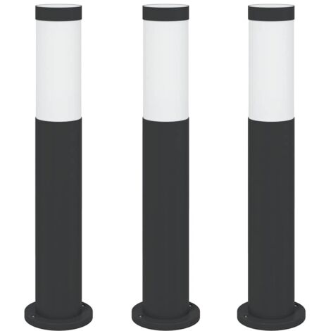 Pollerleuchten 3er 50 cm Edelstahl IP44 vidaXL