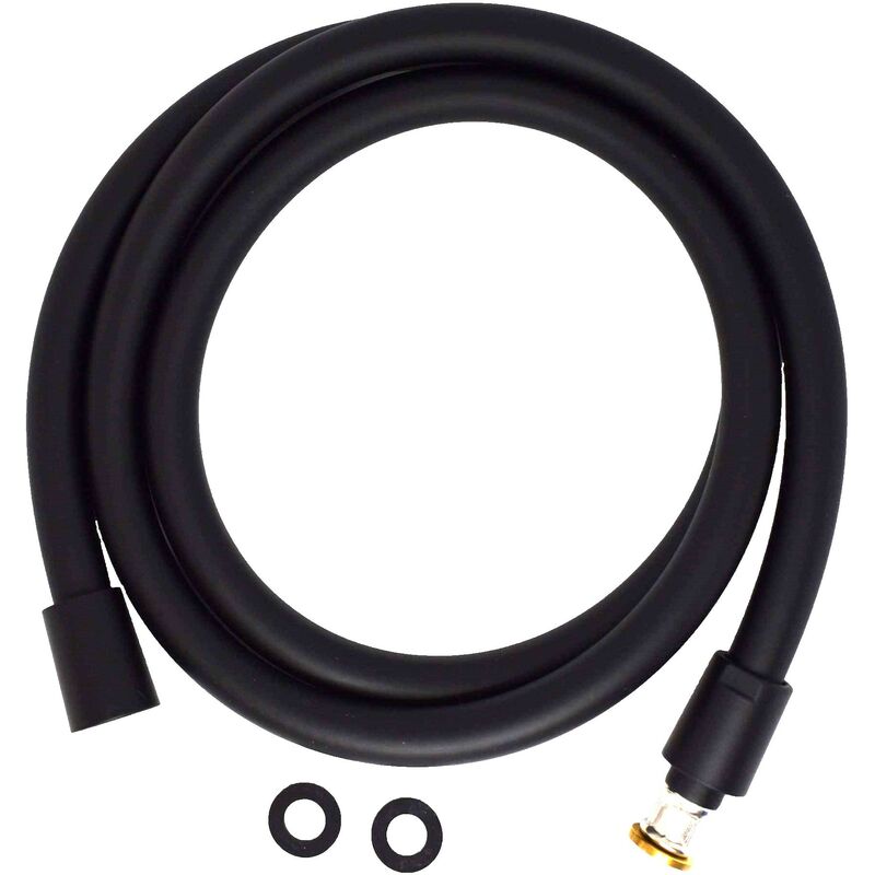 

Manguera de PVC anti-torsión FLE150-FLE200 | Negro mate - 150 cm - Pollini Acqua Design