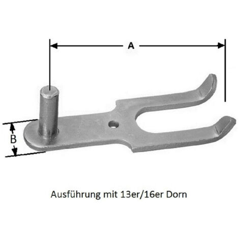 Pollmann Haken E13 z. Einmauern 1/2 Stein, hell vz