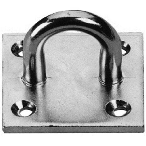 POLLMANN se auf Platte 55x55x5mm hell verz.