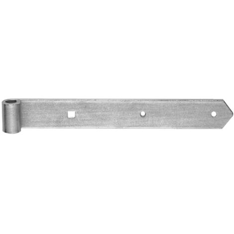 POLLMANN Tor-Ladenband Ende spitz für Dorn13mm,400mm Eisen, feuerverzinkt