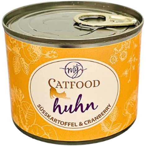 Pollo con arándanos y hierba gatera  Comida para gatos  Infecciones del tracto urinario  My Catfood 200 g