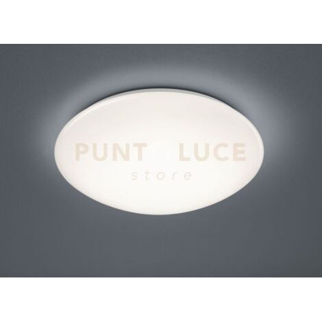 POLLUX PLAFONIERA LED 12W 1160lm, 3000K CON SENSORE DI MOVIMENTO DIFFUSORE METACRILATO BIANCO IP44 D. 27CM