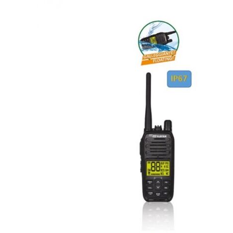 Polmar KAYAK Ricetrasmettitore gallegiante 16 + 16 Canali 446.006 MHz – 446.193 Mhz - PM001050