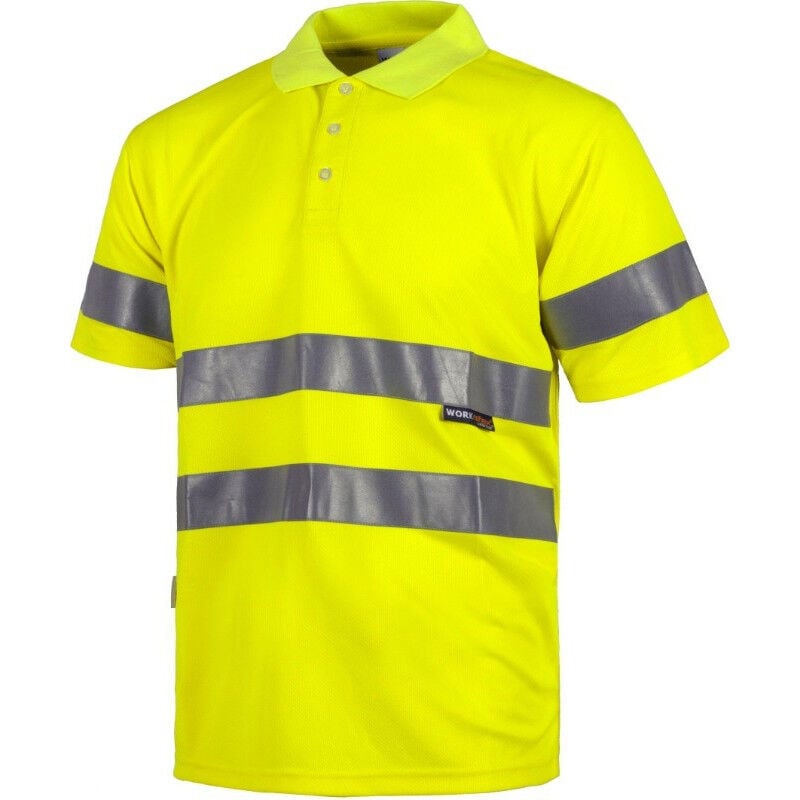 

Polo técnico con cintas reflectantes WORKTEAM C3880 | 3XL - Amarillo A.V.