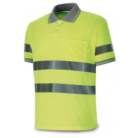 POLO ALTA VISIBILIDAD AMARILLO FLUO T-L (1288-POLFNYL) - MARCA