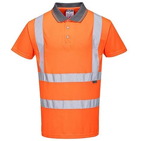 Polo alta visibilità RIS arancione M