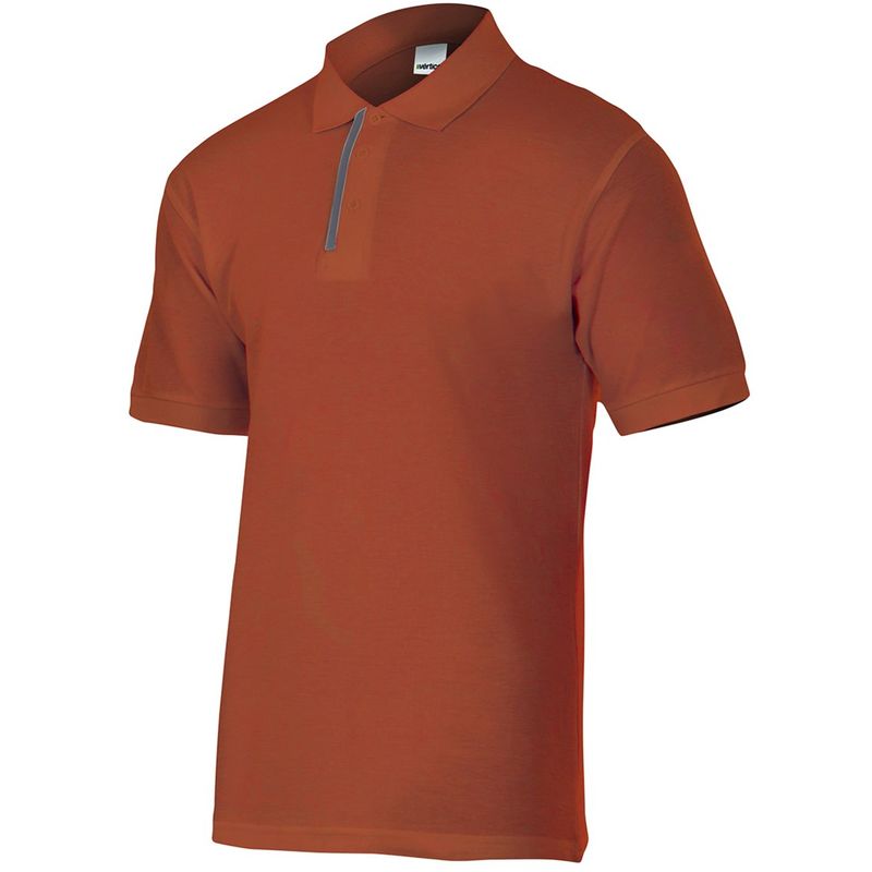 

POLO DE MANGA CORTA BICOLOR Rojo 3XL