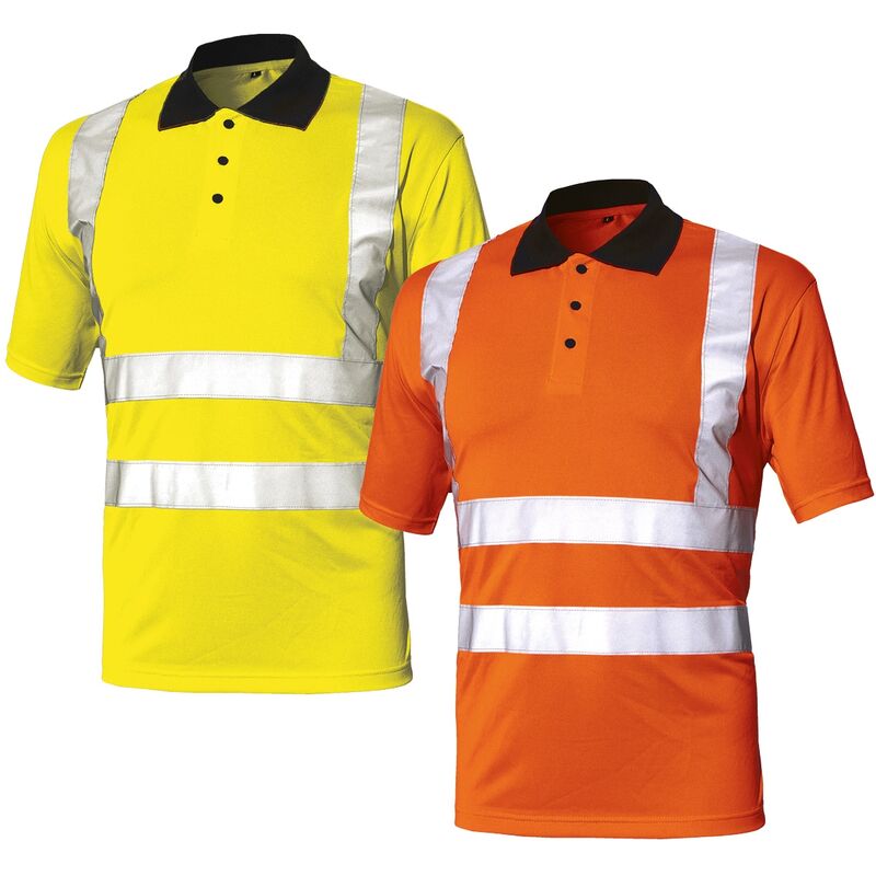 Image of Polo da lavoro alta visibilità Industrial Starter Polo Basic av 08184 - l - Arancione - Arancione