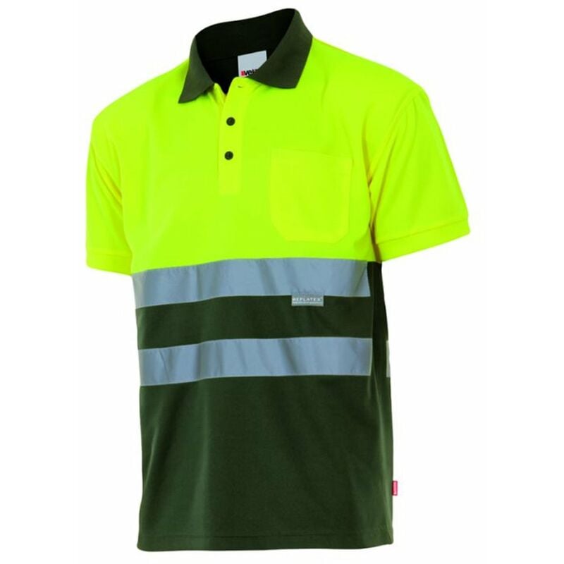 

Velilla - POLO BICOLOR MANGA CORTA ALTA VISIBILIDAD Am.Flúor/V.Caza XL
