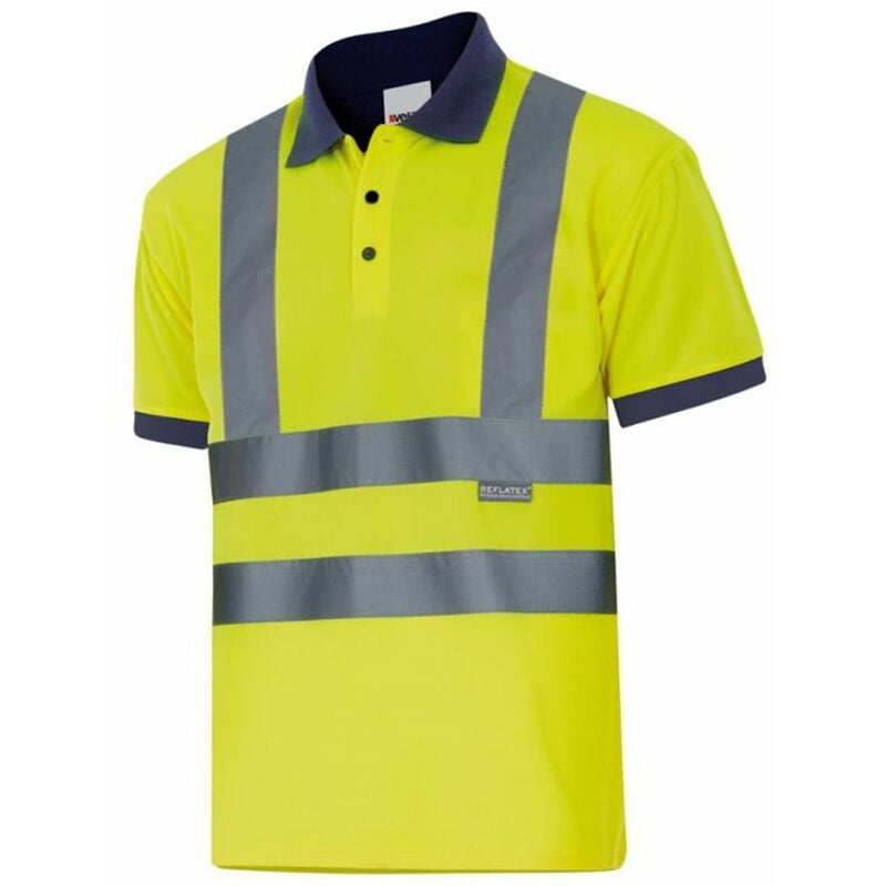 

POLO BICOLOR MANGA CORTA ALTA VISIBILIDAD Sup Ama/Inf Marino S