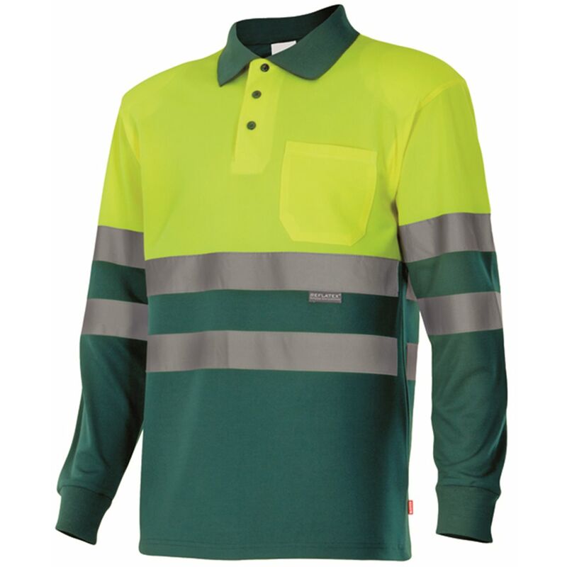 

POLO BICOLOR MANGA LARGA ALTA VISIBILIDAD Sup Ama/Inf Ver 4XL