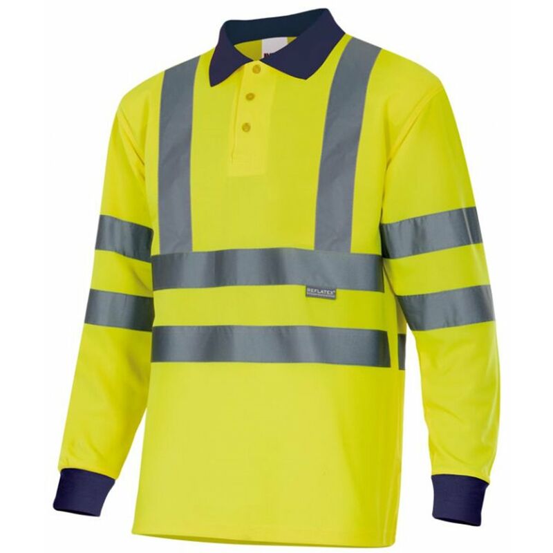 

POLO BICOLOR MANGA LARGA ALTA VISIBILIDAD Sup Ama/Inf Marino S