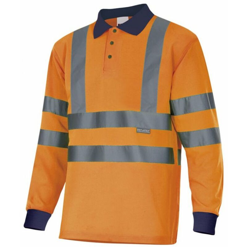 

POLO BICOLOR MANGA LARGA ALTA VISIBILIDAD Sup Ama/Inf Marino XXL