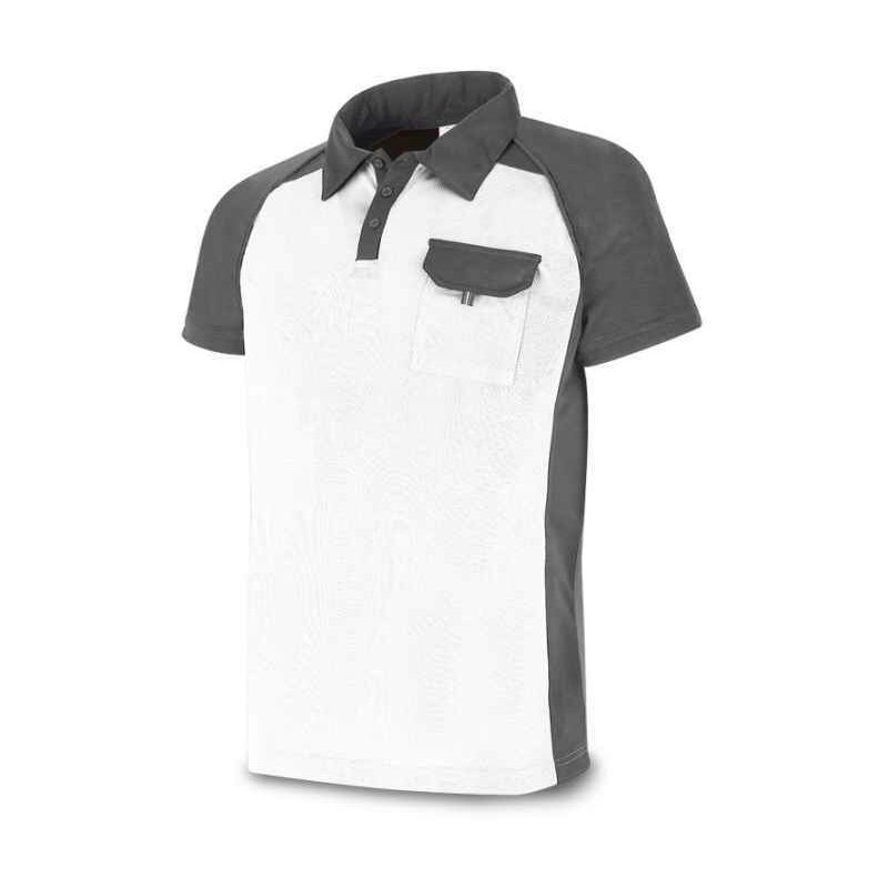 

Marca Proteccion Laboral - POLO BICOLOR BLANCO GRIS L