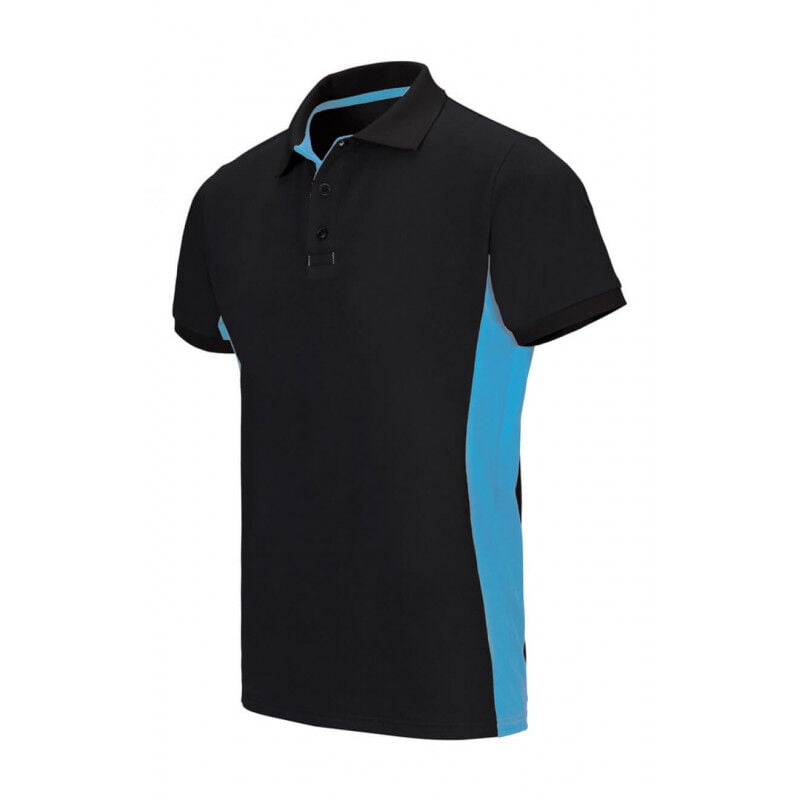 

Polo industrial manga corta bicolor Serie 105504 | S - Negro / Celeste - Velilla