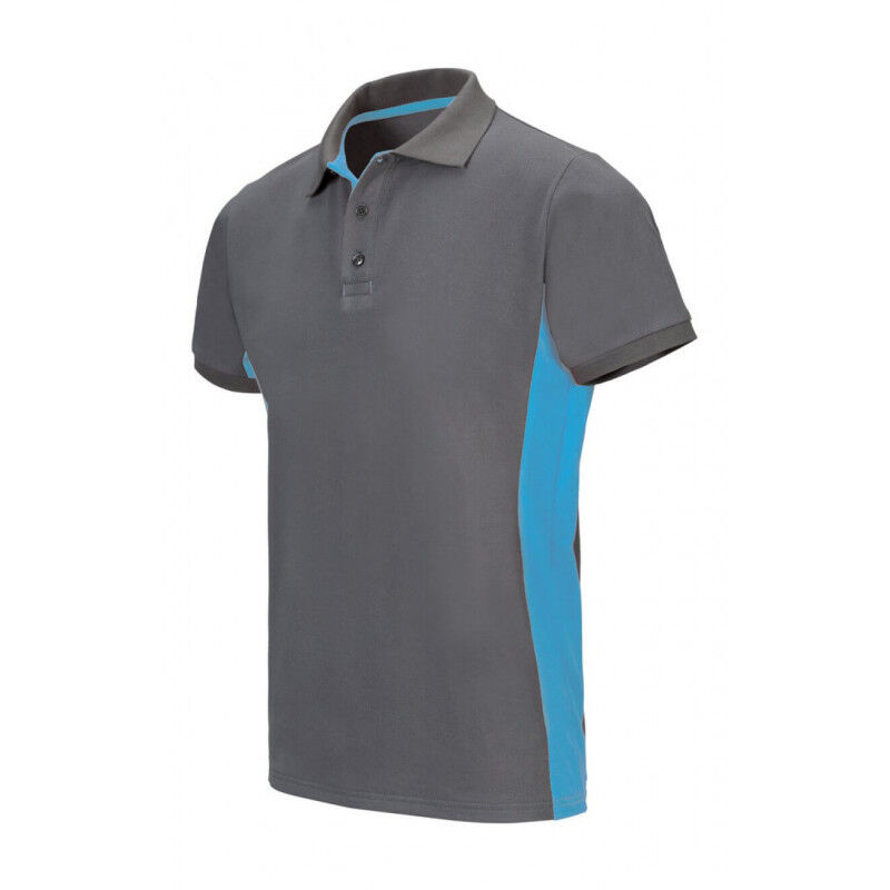 

Polo industrial manga corta bicolor Serie 105504 | L - Gris / Celeste - Velilla