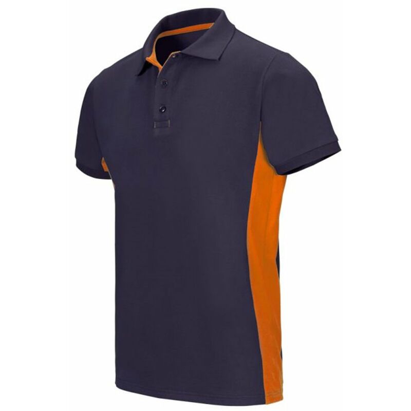 

POLO BICOLOR MANGA CORTA Azul Navy XL