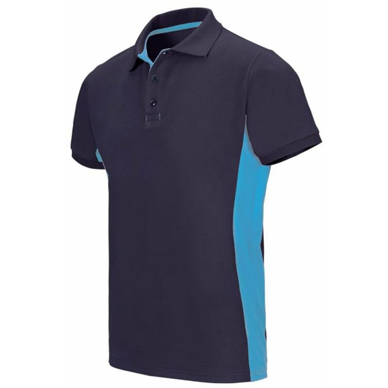 

POLO BICOLOR MANGA CORTA Azul Navy M