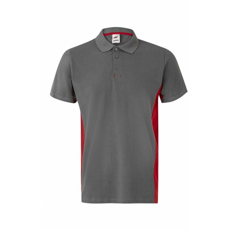 

POLO BICOLOR MANGA CORTA Gris XL