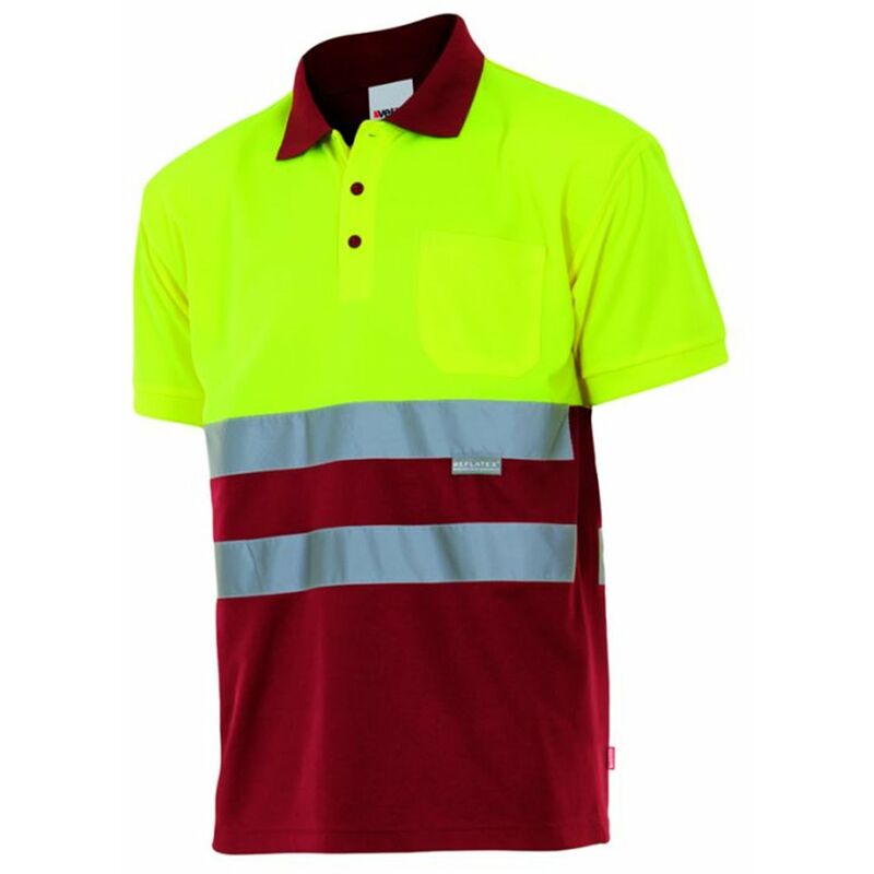 

POLO BICOLOR MANGA CORTA ALTA VISIBILIDAD Amarillo Flúor L