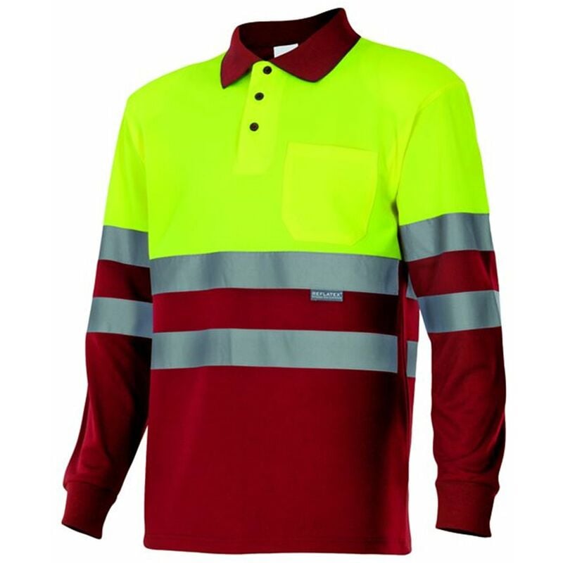 

POLO BICOLOR MANGA LARGA ALTA VISIBILIDAD Amarillo Flúor 3XL