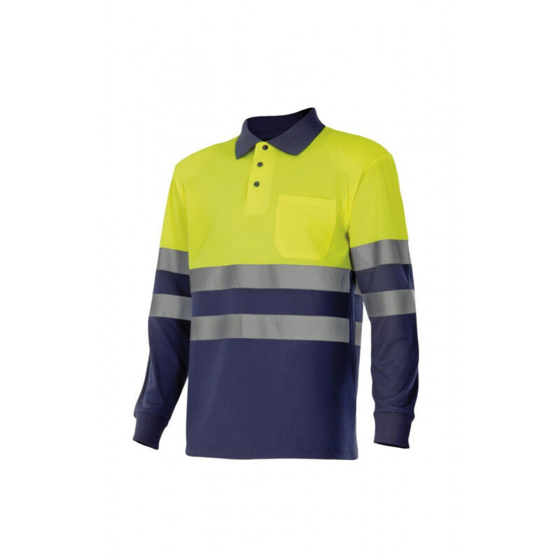 

Polo bicolor manga larga de alta visibilidad BASIC Serie 305507 | L - Velilla